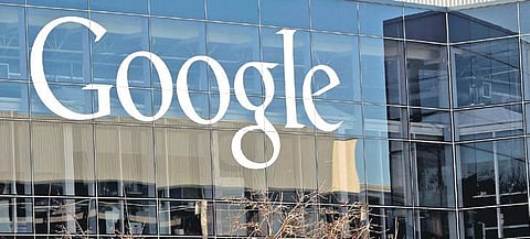 Google’s logo is displayed on its headquarters in, California | ap