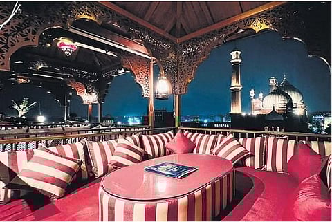 Gumbad Café in Aiwane-Shahi hotel, opposite Jama Masjid. (Photo | EPS)