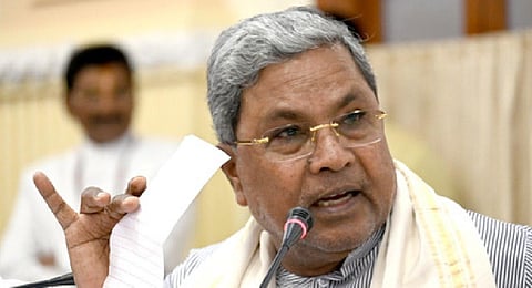 Karnataka CM Siddaramiah. ( Photo | Express )