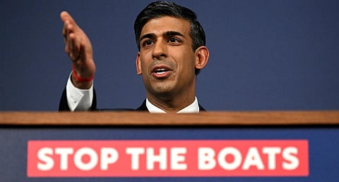 British Prime Minister Rishi Sunak. (File Photo | AP)