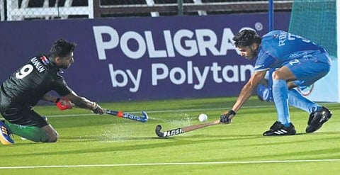 India beat Pakistan at the  2023 Men’s Hockey Junior Asia Cup