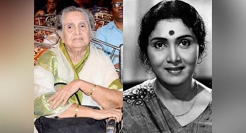 Veteran Hindi and Marathi film actor Sulochana Latkar.