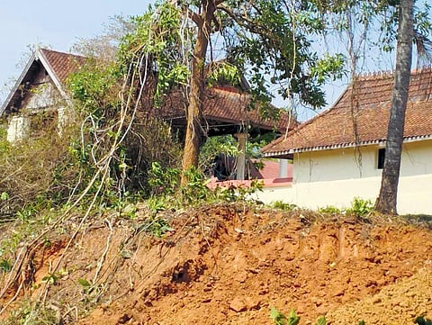 The Thiruvarattukavu temple near the proposed Attingal bypass