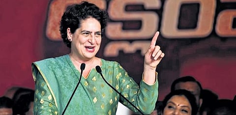 Priyanka likely to give up party affairs in UP, To focus on poll-bound states