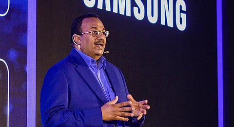 Raju Pullan, Senior Vice President, MX Division, Samsung India.(Photo | PTI)