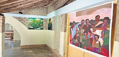 A three-day art show by children of nomadic tribes in Nagapattinam | Express