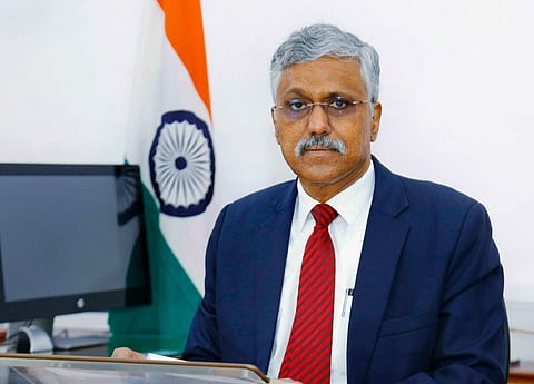 Defence Secretary Giridhar Aramane. (Photo | PTI)