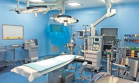 Operation theatre set up for performing open heart surgeries. Image used for representational purpose (Photo | EPS, P Ravindra Babu)