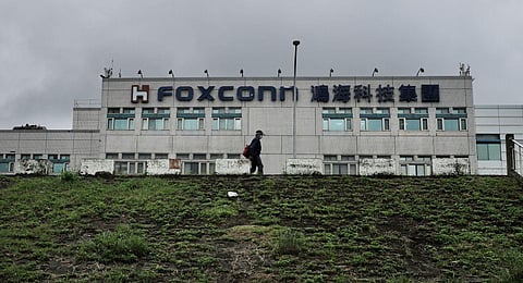 FILE - Foxconn headquarters in the Tucheng District, New Taipei City. (Photo | AFP)