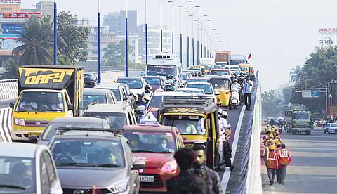 The Palarivattom flyover. (File Photo)