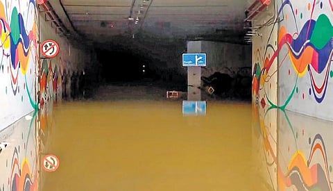 The Pragati Maidan Integrated Transit Corridor on Monday | pti