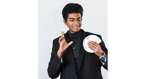 Magician Bharatkrishnan I. (Photo | Express)