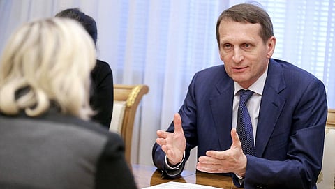 Sergei Naryshkin, Head of the Russian Foreign Intelligence Service. (Photo | Wikimedia Commons)