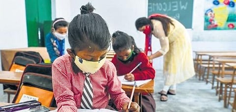 FILE - Teachers directed to conduct teaching activities as per state’s directory. (Photo | PTI)