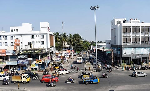 Saibaba Temple Junction in need of traffic plan in Coimbatore