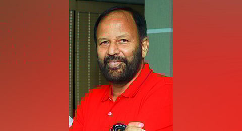 Former captain of the Kerala cricket team,  K Jayaraman. (Photo | Express)