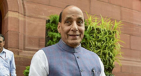 FILE - A photo of Union Defence Minister Rajnath Singh, used for representational purposes only. (Photo | PTI)