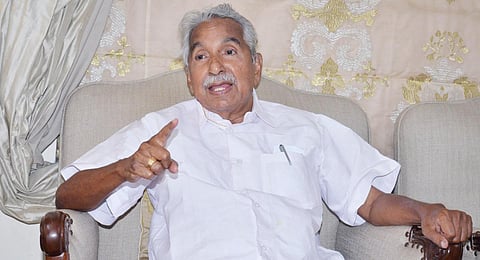 Former Chief Minister Oommen Chandy.(Express Photo by Vincent Pulickal)