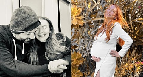 Actor Lindsay Lohan and husband, financier Bader Shammas have become parents to their first child, a baby boy. (Instagram)