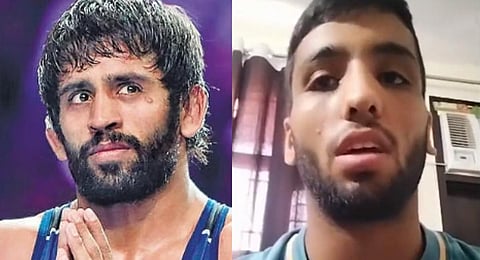 (L) Bajrang Punia, Sujeet Kalkal. (Photo | File Photo, PTI)