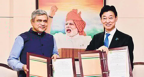 India signs a Memorandum of Cooperation (MoC) with Japan to develop a semiconductor manufacturing ecosystem