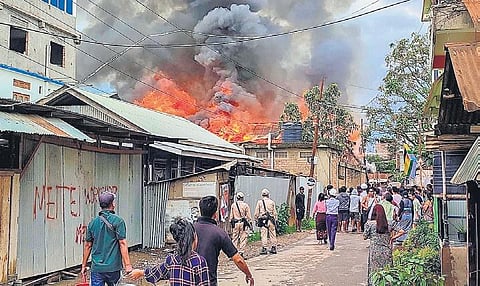 Churachandpur dist in Manipur is the epicentre of the conflict that began on May 3