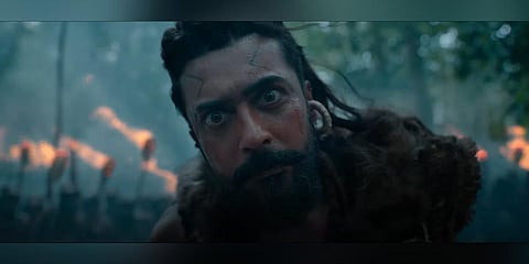 Actor Surya in 'Kanguva' teaser.