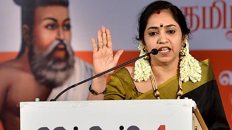 DMK MP Dr Thamizhachi Thangapandian. 