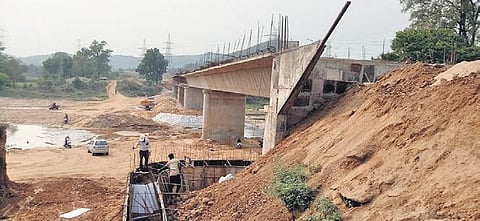 The under-construction Lahanda-Mitkundri bridge over Deo river | Express