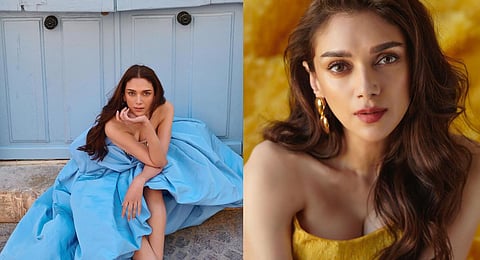 Aditi Rao Hydari turned to nature for inspiration for her Cannes outfits. (Photos | Aditi Rao Hydari Instagram)