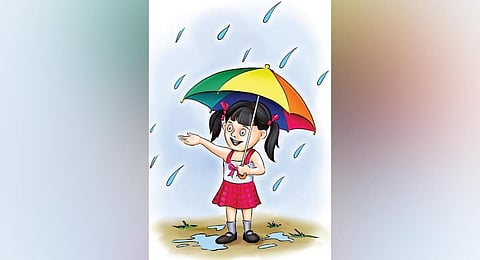 Raincoats, umbrellas, and middle-class rains