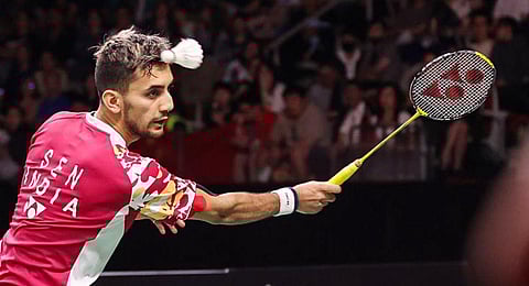 Indian shuttler Lakshya Sen. (File photo | ANI)