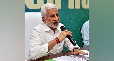 Rajya Sabha MP V Vijayasai Reddy. (Photo | Express)