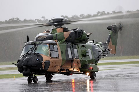 An Australian Army MRH-90 Taipan helicopter. (Photo | AP)