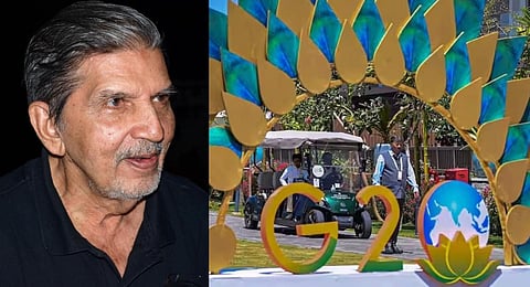 Renowned cartoonist and painter Mario de Miranda's sons said they were shocked by the alleged “illegal” use of their father's copyrighted work by the G20 organisers. (Photo | Wikiimedia Commons/PTI)