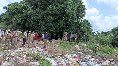 The spot near Aluva Market where the body of Chandni was found on Saturday. (Photo | Express)