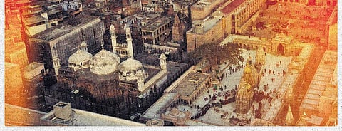 Gyanvapi mosque complex, in Varanasi. 