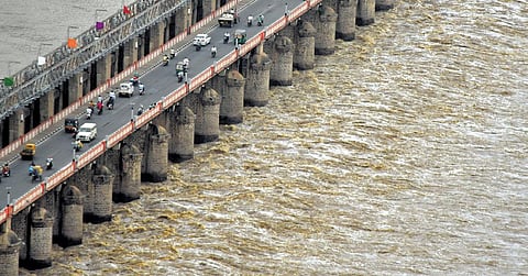 Prakasam Barrage. (Photo | Express)