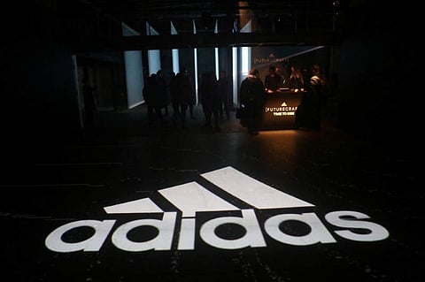 FILE: Adidas logo. (Photo| Reuters)