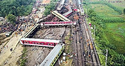 Representational image of the Odisha triple train tragedy