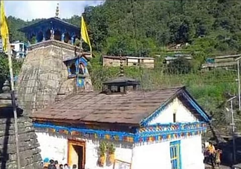 The Triyuginarayan temple in Triyugi village in Uttarakhand (Photo | Special arrangement)