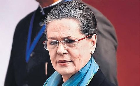 Former AICC chief Sonia Gandhi