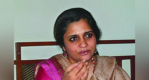 A file photo of human rights activist Teesta Setalvad. (Express Photo)