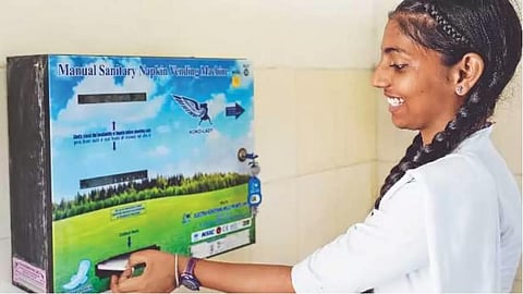 Vijayawada railway station installs coin-operated sanitary napkin dispenser and incinerator (Photo | PTI)