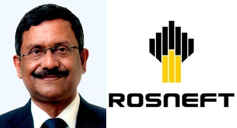 Former Indian Oil Corporation (IOC) director GK Satish is the first Indian on the board of Rosneft. (Photos | Valpro.co.in/Rosneft LinkedIn)