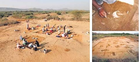 The Juna Khatiya Harappan-era archaeological site in Kutch.