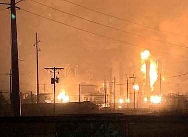 A gas platform explosion off Mexico kills two workers, injures eight and leaves one missing