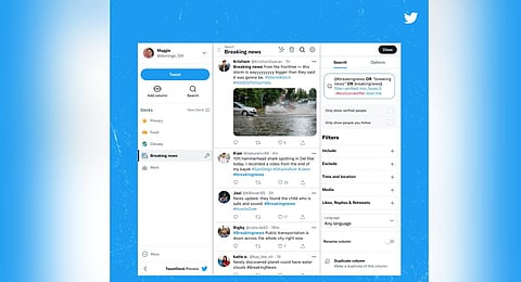 TweetDeck interface (Photo | TweetDeck Twitter)
