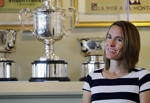 The International Tennis Federation has awarded Justine Henin its highest honor, the Philippe Chatrier Award. (Photo | AP)
