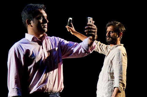 A still from the 55 minute long Hindi play 'Jhund'.